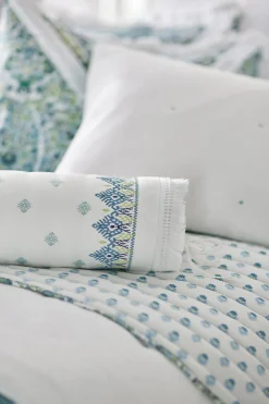 Soft Surroundings Melanie Embroidered Bolster><noscript><img width=