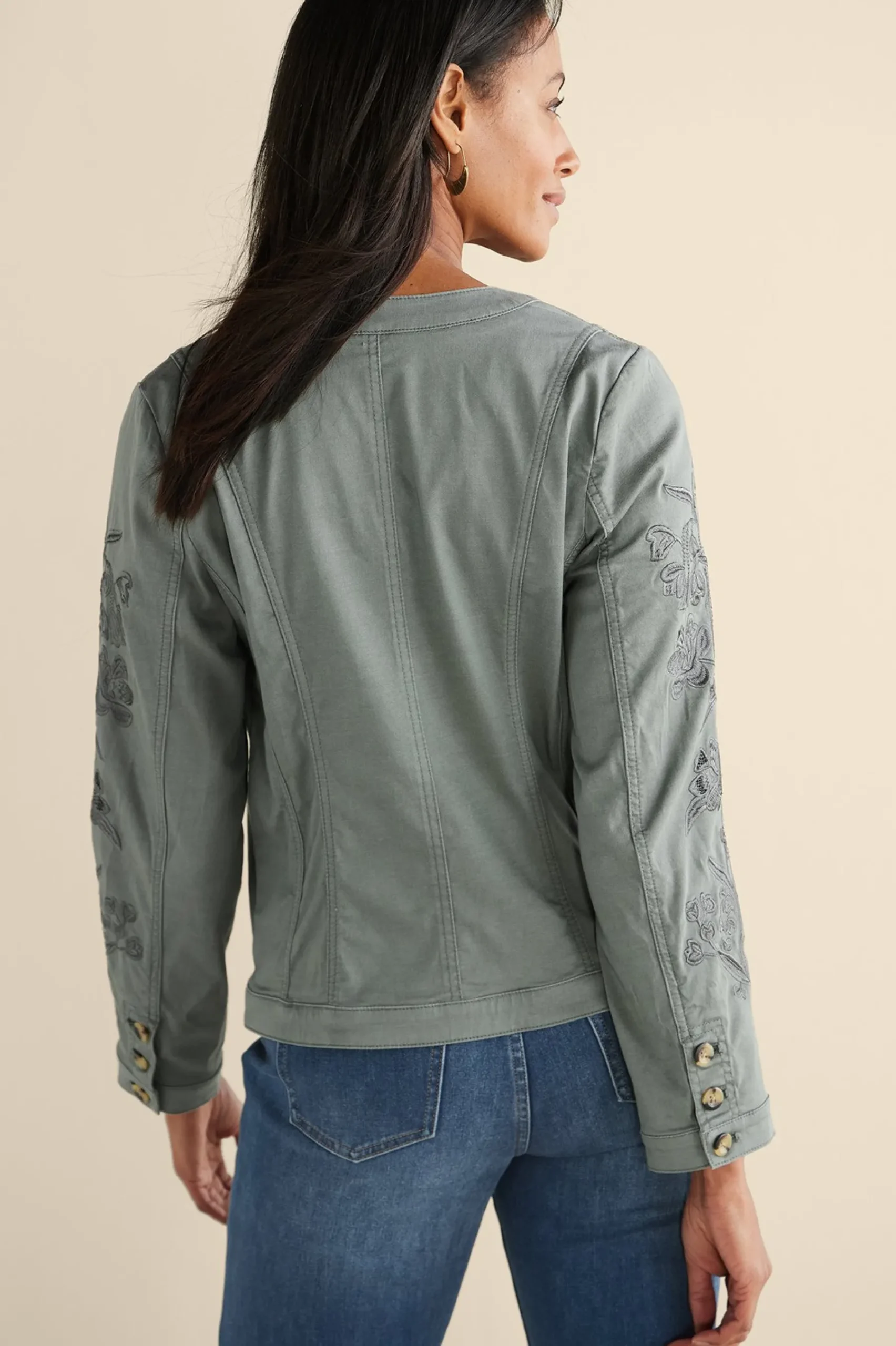 Soft Surroundings Monterey Utility Jacket> Feminine Flourish|Wear Now Styles