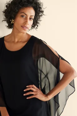 Soft Surroundings Morlaix Silk Dress><noscript><img width=