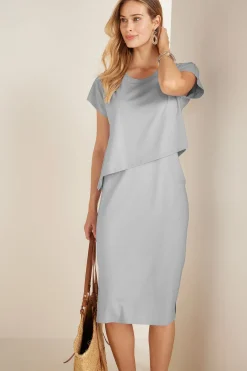 Soft Surroundings Mykonos Dress> solids|mid-length