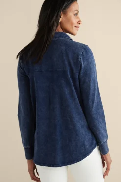 Soft Surroundings Neera Washed Tunic><noscript><img width=