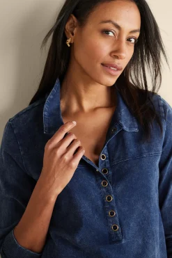 Soft Surroundings Neera Washed Tunic><noscript><img width=