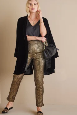 Soft Surroundings Nevina Jacquard Trouser><noscript><img width=