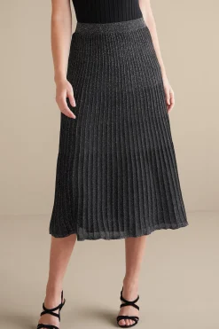 Soft Surroundings Nisha Knit Pleated Skirt> Skirts