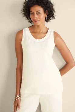 Soft Surroundings Oceo Gauze Tank> Vacation Shop|Gauze Shop