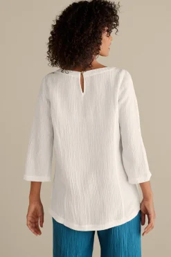 Soft Surroundings Oceo Gauze Tunic><noscript><img width=