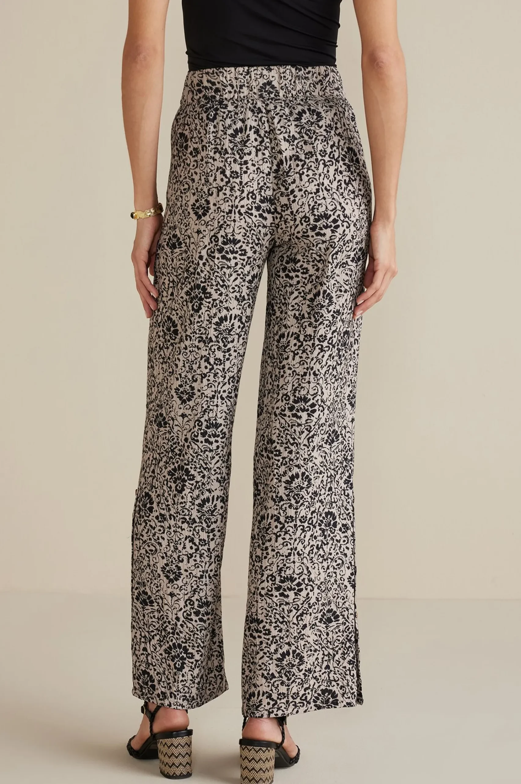 Soft Surroundings Oceo Gauze Wide-Leg Pants> Feminine Flourish|Into The Blues
