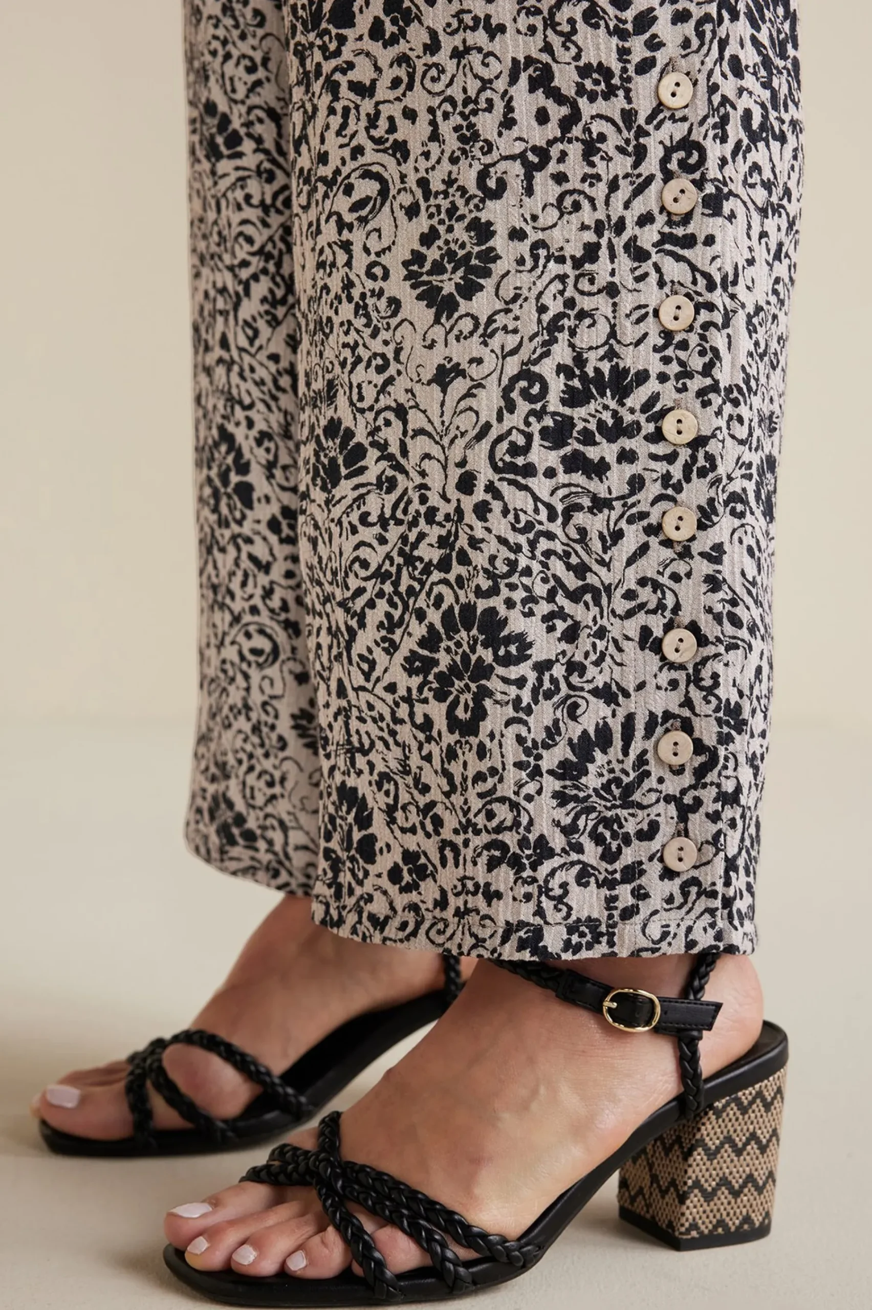 Soft Surroundings Oceo Gauze Wide-Leg Pants> Feminine Flourish|Into The Blues