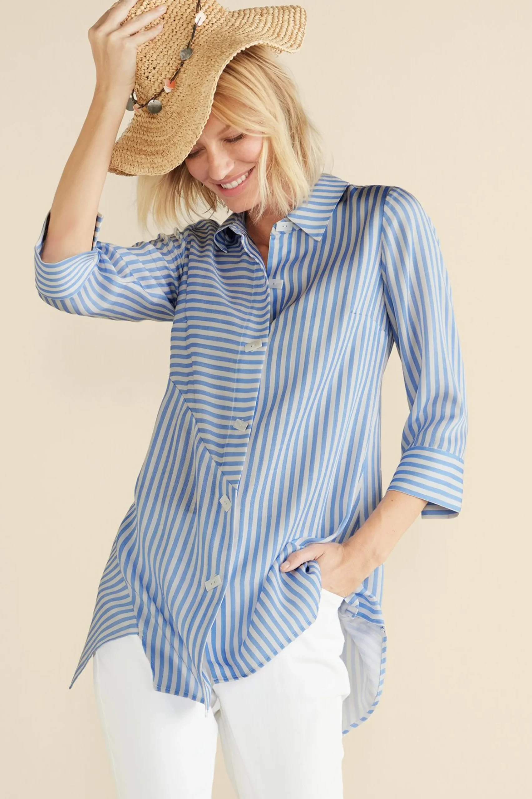 Soft Surroundings On Pointe Shirt> Into The Blues|Vacation Shop