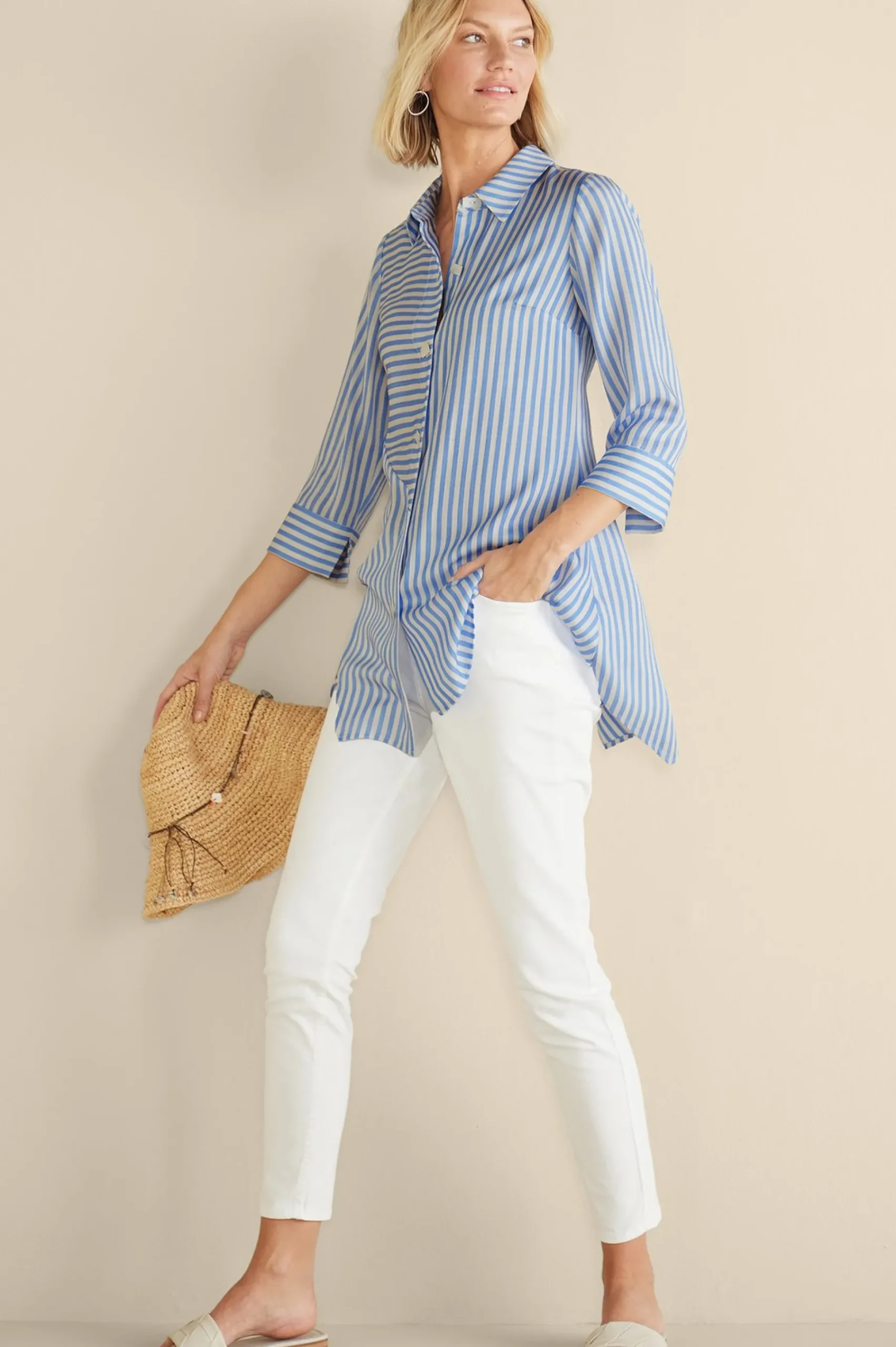 Soft Surroundings On Pointe Shirt> Into The Blues|Vacation Shop