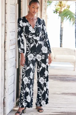 Soft Surroundings Penelope Long Sleeve Jumpsuit><noscript><img width=