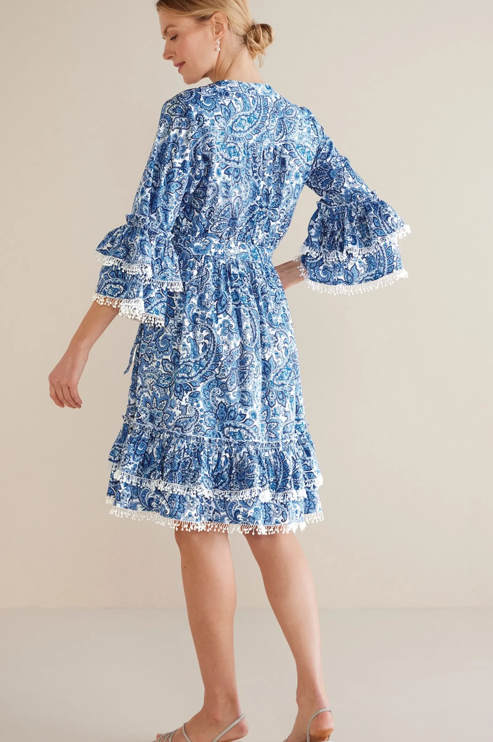 Soft Surroundings Petites Adeline Short Dress> Into The Blues|Dresses