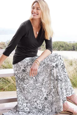 Soft Surroundings Petites Amaranth Skirt><noscript><img width=