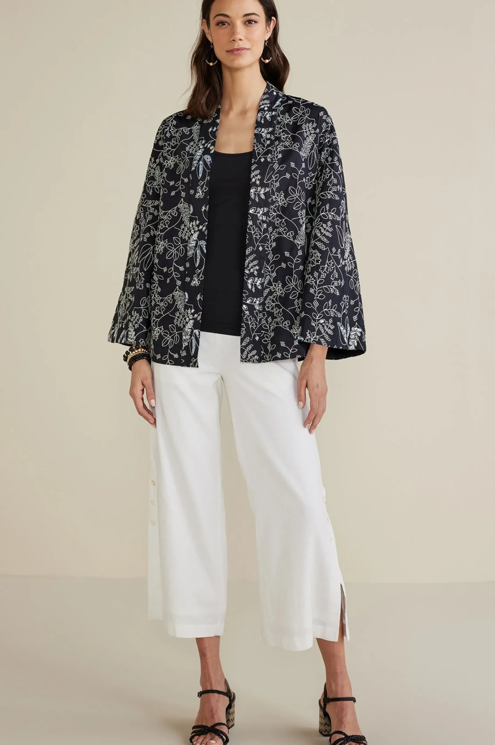 Soft Surroundings Petites Beatrix Topper> Global Artistry|Jackets & Coats