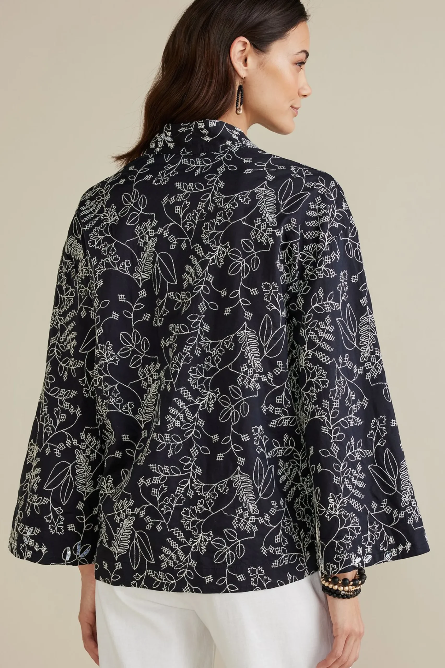 Soft Surroundings Petites Beatrix Topper> Global Artistry|Jackets & Coats