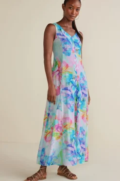 Soft Surroundings Petites Brenda Maxi Dress> The Floral Shop|Dresses