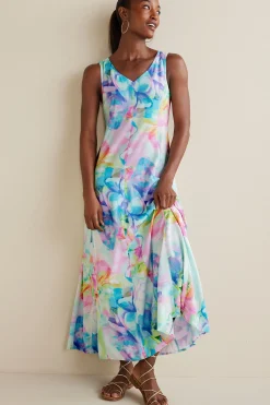 Soft Surroundings Petites Brenda Maxi Dress> The Floral Shop|Dresses