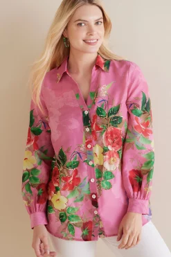 Soft Surroundings Petites Danica Embellished Shirt> The Floral Shop