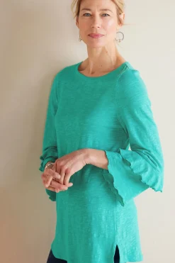 Soft Surroundings Petites Erin Linen Blend Tunic><noscript><img width=