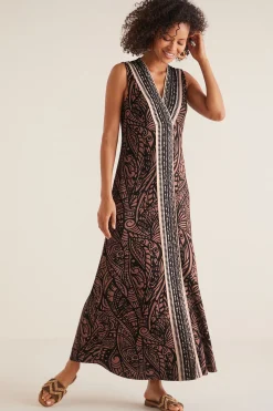 Soft Surroundings Petites Ikaria Dress> patterned|maxi
