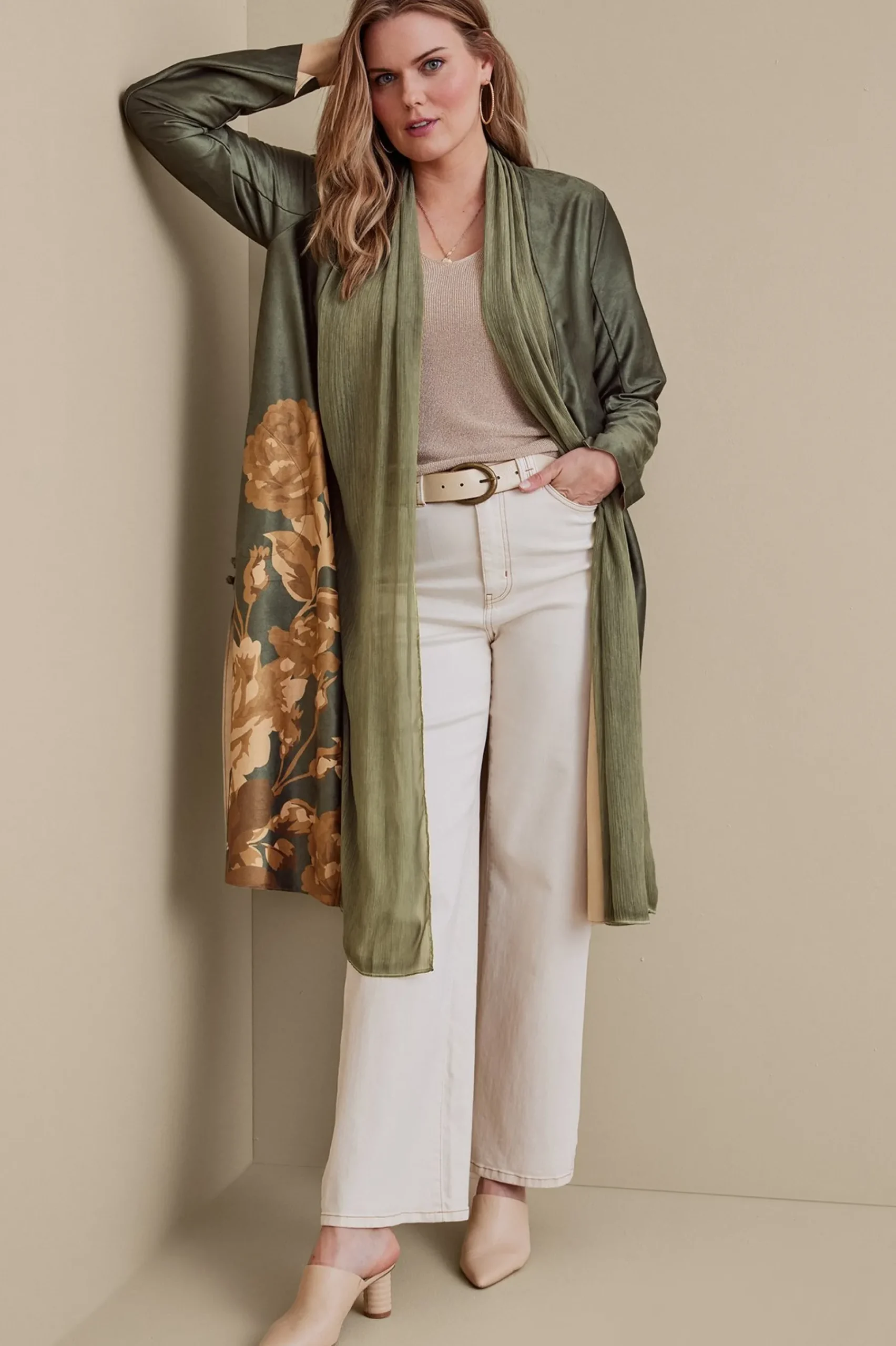 Soft Surroundings Petites Khalia Faux Suede Topper> Toppers