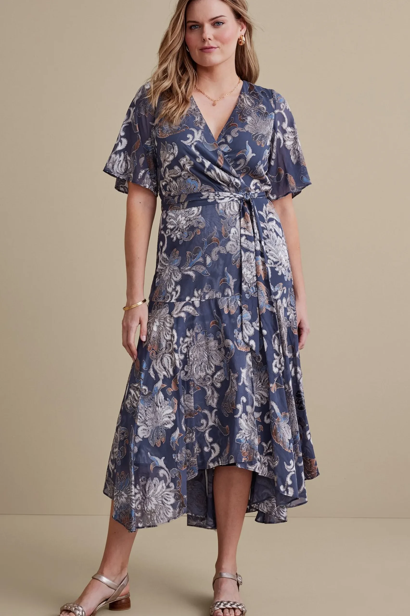 Soft Surroundings Petites Minerva Dress> between season|patterned