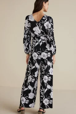 Soft Surroundings Petites Penelope Long Sleeve Jumpsuit> The Floral Shop|Dresses