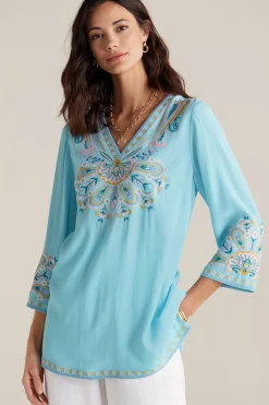 Soft Surroundings Petites River Island Tunic><noscript><img width=