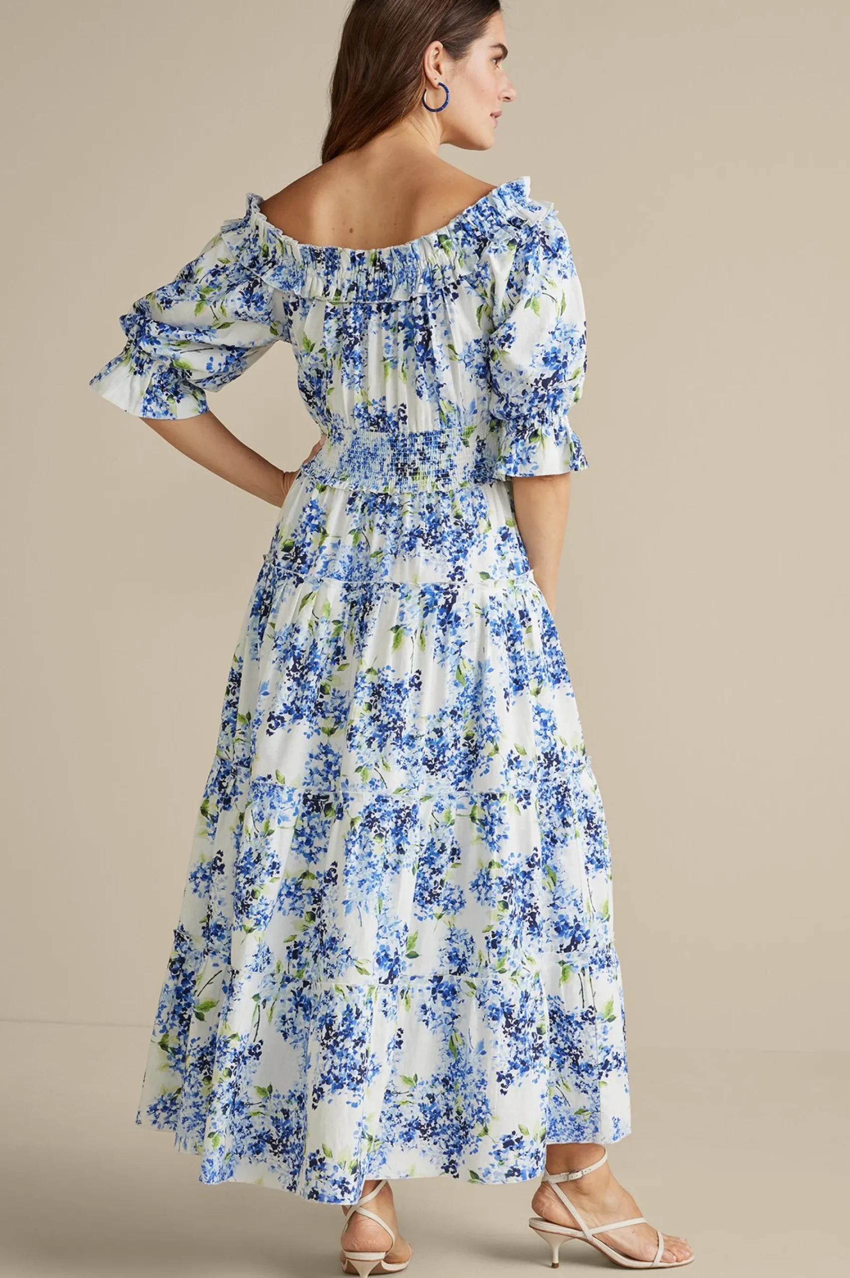 Soft Surroundings Petites Rosana Maxi Dress> Into The Blues|The Floral Shop