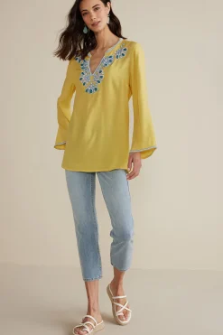Soft Surroundings Petites Soraya Embellished Tunic> Global Artistry