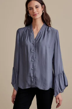 Soft Surroundings Petites Valerie Shirt> long sleeve|shirts