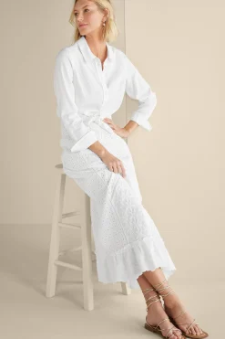 Soft Surroundings Porfiria Embellished Skirt><noscript><img width=