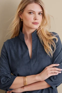 Soft Surroundings Rani Faux Suede Dress><noscript><img width=