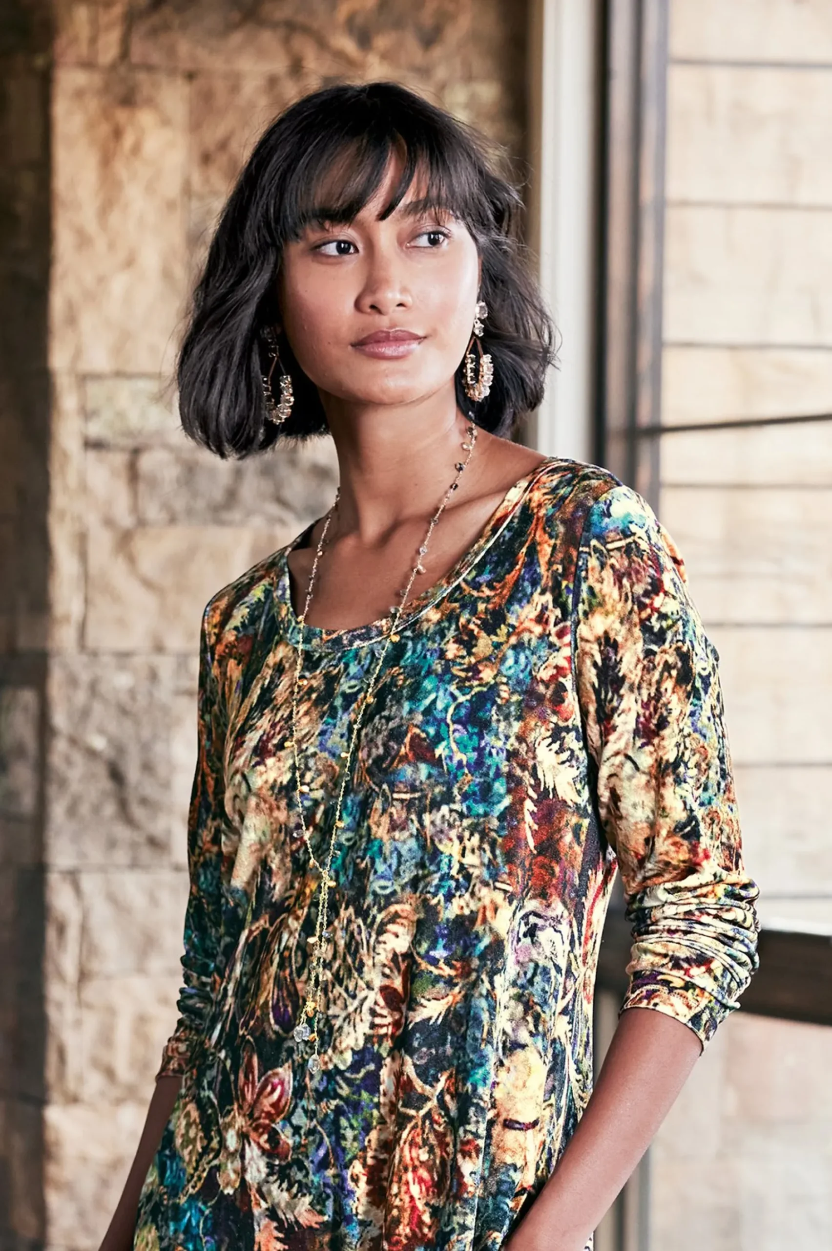 Soft Surroundings Ratana Chandelier Earring> Earrings|earrings