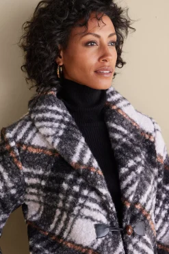 Soft Surroundings Rita Plaid Jacket><noscript><img width=