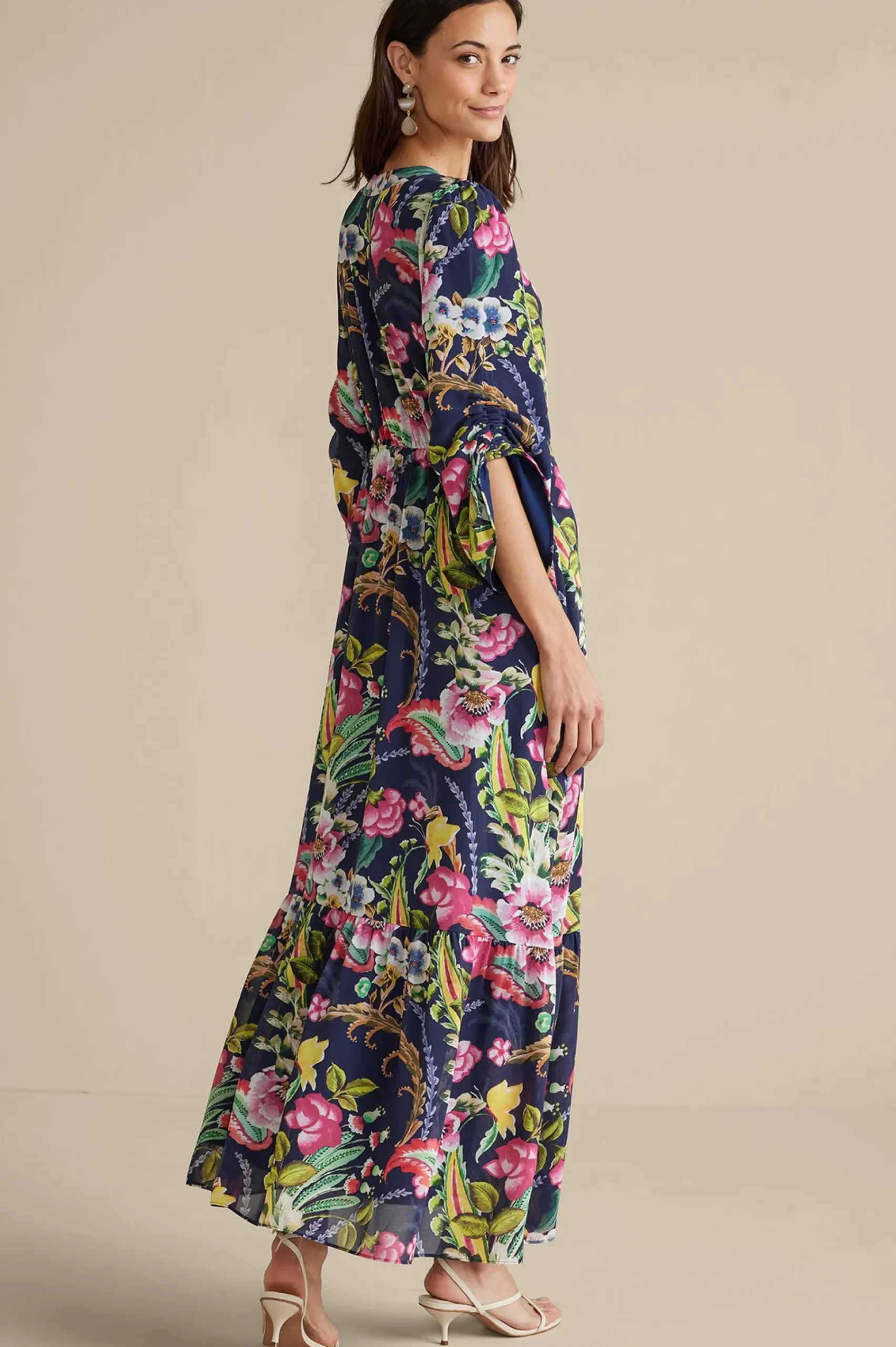 Soft Surroundings Samantha Maxi Dress> Feminine Flourish|vacation dresses