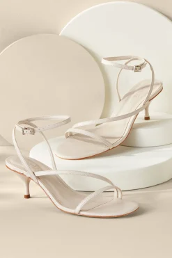 Soft Surroundings Schutz Helene Kitten Heel Sandal> sandals