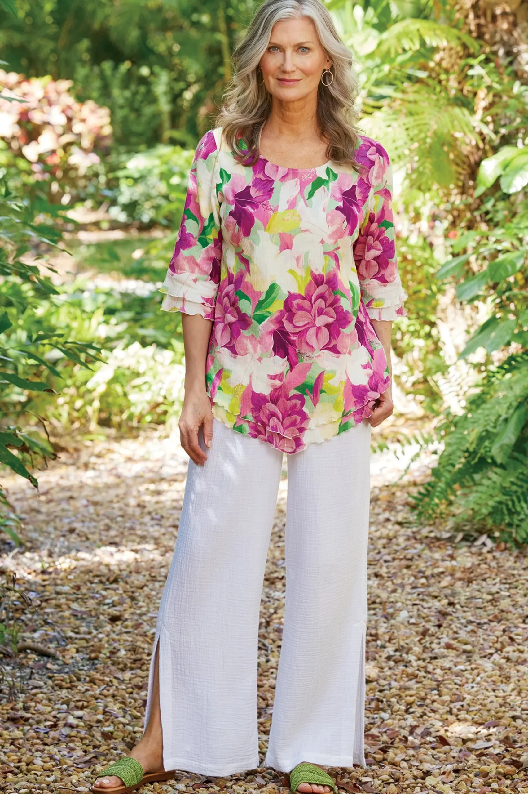 Soft Surroundings Siesta Key Tunic> Into The Blues|Everyday Styles