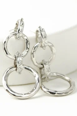 Soft Surroundings Simone Tiered Hoop Earring> Earrings|earrings