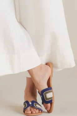 Soft Surroundings Skemo Cabo Beaded Slide> sandals|flats