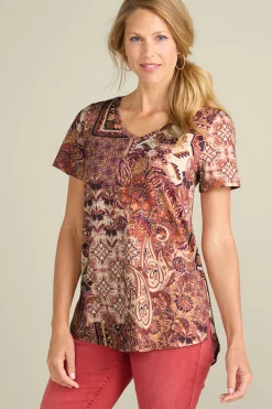 Soft Surroundings Soft Essential™ SUPIMA® Isabel Short Sleeve Tunic> Soft Essential Styles|Everyday Styles