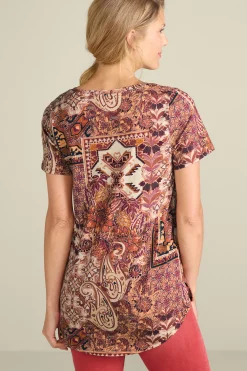 Soft Surroundings Soft Essential™ SUPIMA® Isabel Short Sleeve Tunic><noscript><img width=