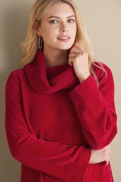 Soft Surroundings Soft Winds Chenille Tunic Sweater><noscript><img width=