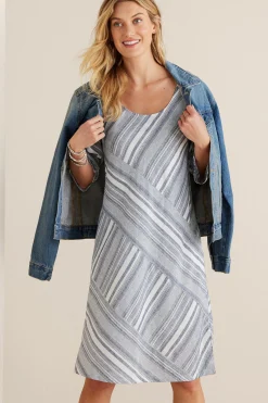 Soft Surroundings Sonya Linen Dress><noscript><img width=