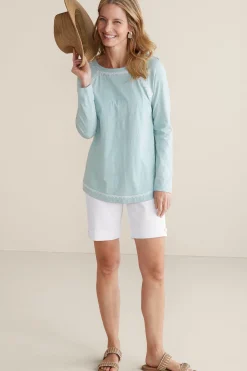 Soft Surroundings Superla Stretch Shorts><noscript><img width=