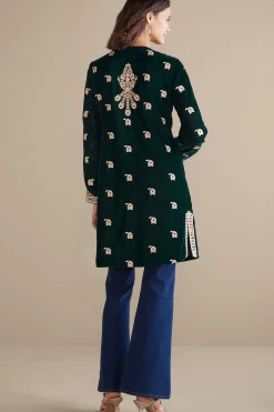 Soft Surroundings Tatianna Velvet Jacket><noscript><img width=