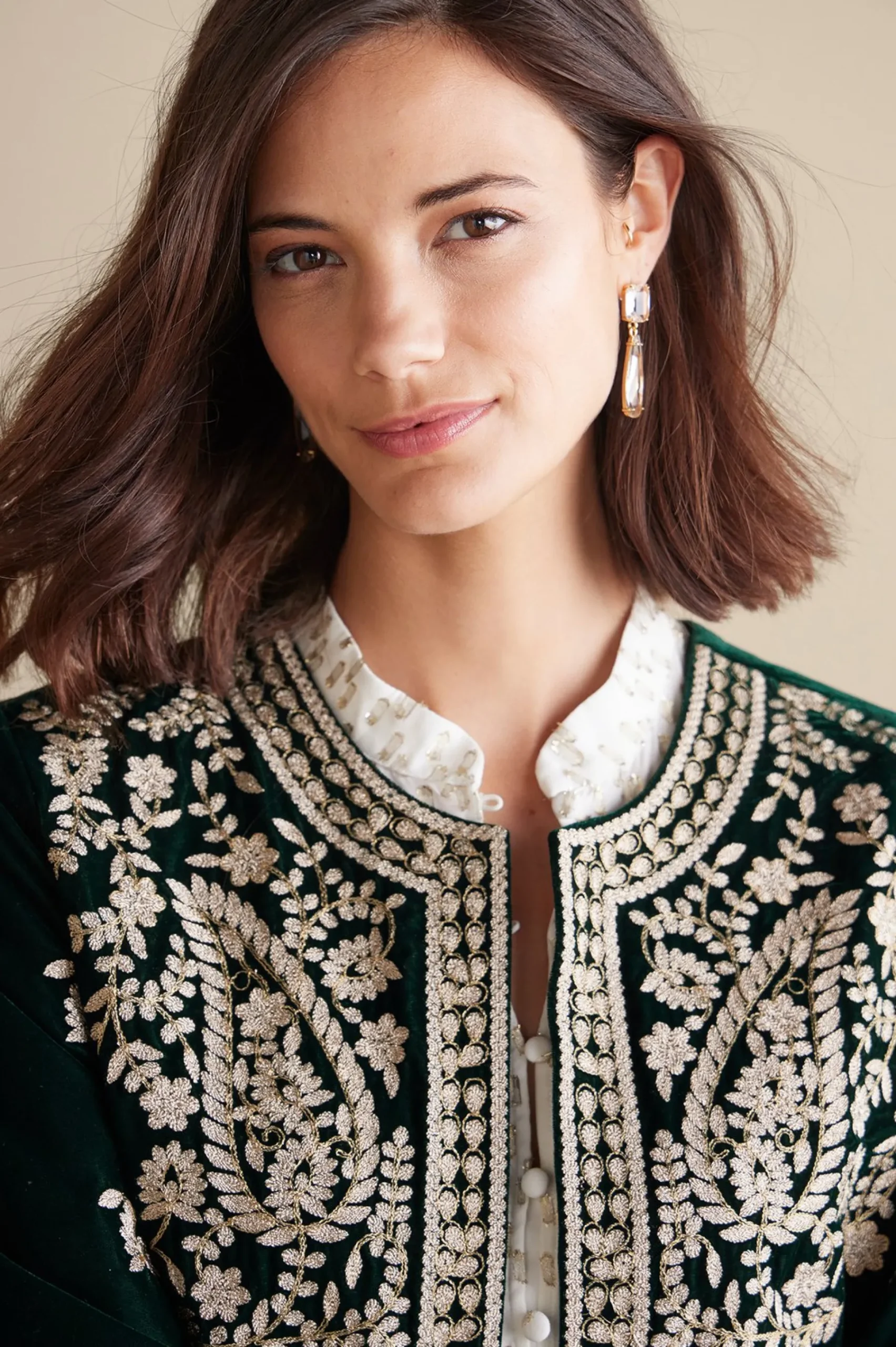 Soft Surroundings Tatianna Velvet Jacket> Feminine Flourish|EVelvet Styles