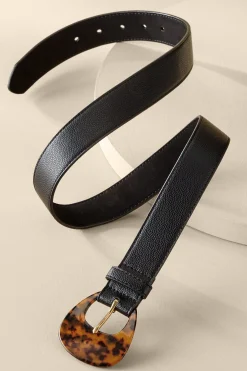 Soft Surroundings Thelma Tortoise Buckle Belt> Belts