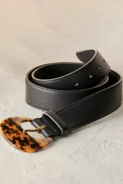Soft Surroundings Thelma Tortoise Buckle Belt> Belts