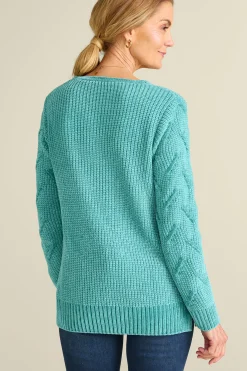 Soft Surroundings Trina Chenille Sweater><noscript><img width=